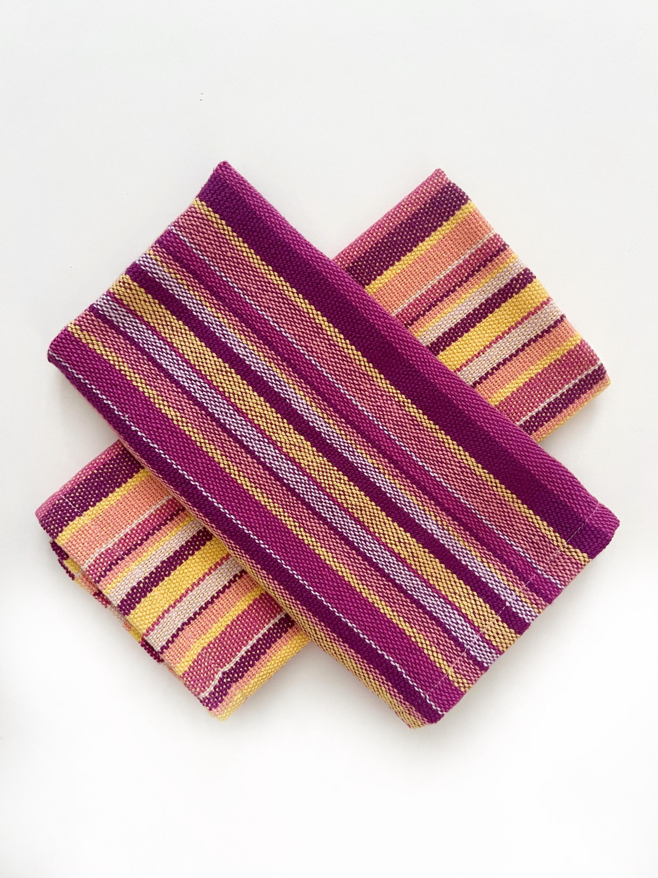 Pink Lemonade • Woven Dish Towel • Cotton